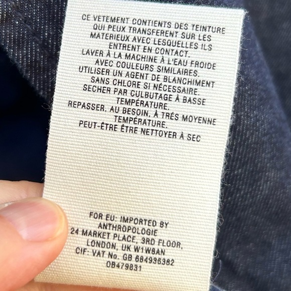 Anthropologie Pilcro Denim Blazer, Small - Picture 12 of 12